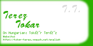 terez tokar business card